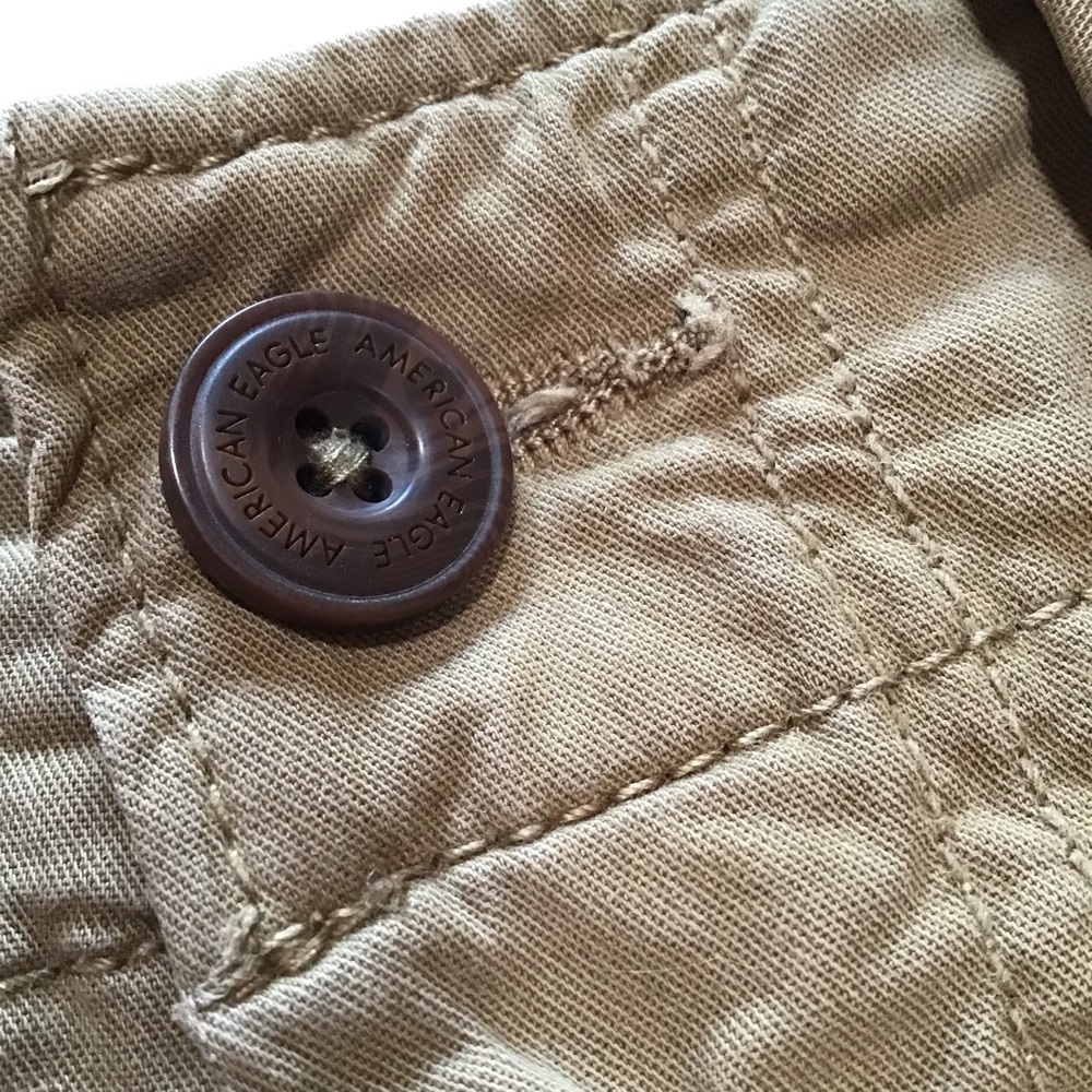 AMERICAN EAGLE Shorts Mens Sz 28 Brown Next Level Flex Longer Length 10”